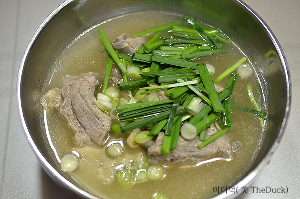 돼지갈비요리 돼지갈비탕