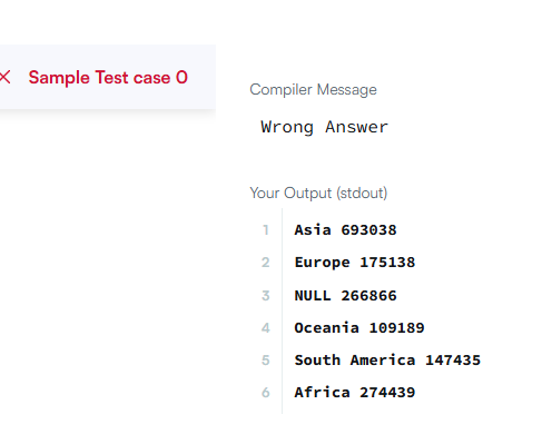 [HackerRank] SQL / Basic Join / Easy / Average Population of Each Continent