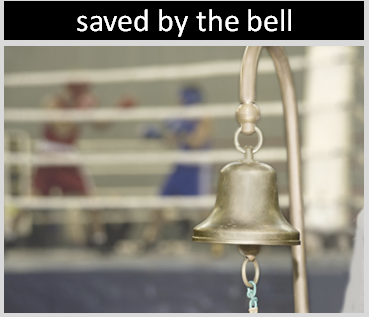  [영어] saved by bell 을 아시나요?