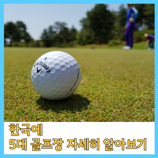 한국에 5대 골프장 자세히 알아보기