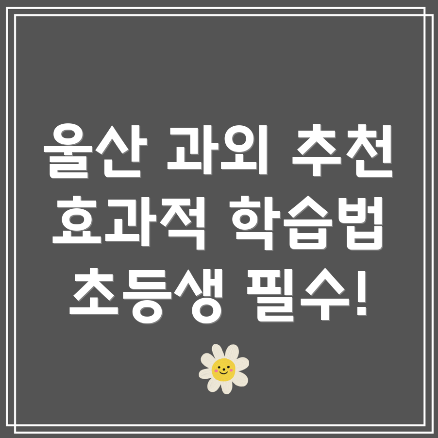 울산시 울주군 서생면 근처 초등학생 과외