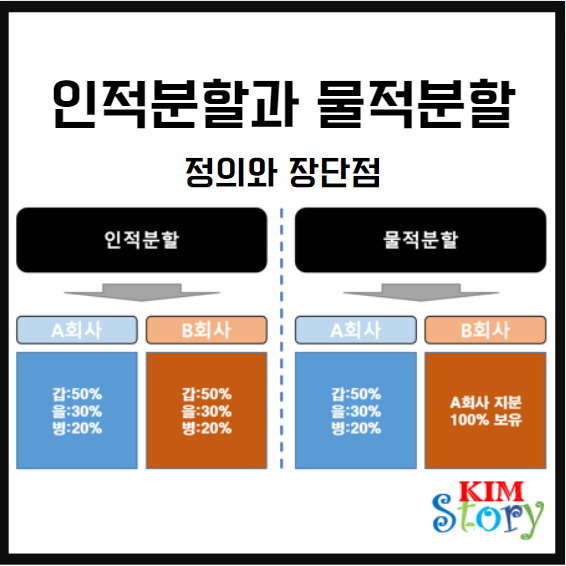  인적분할? 물적분할?