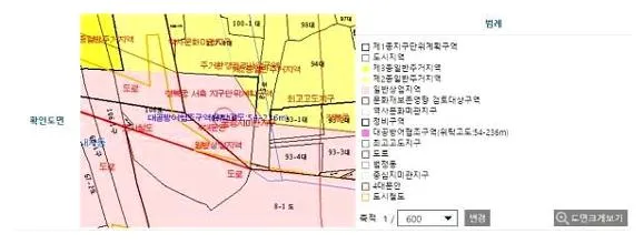 토지이용계획확인원