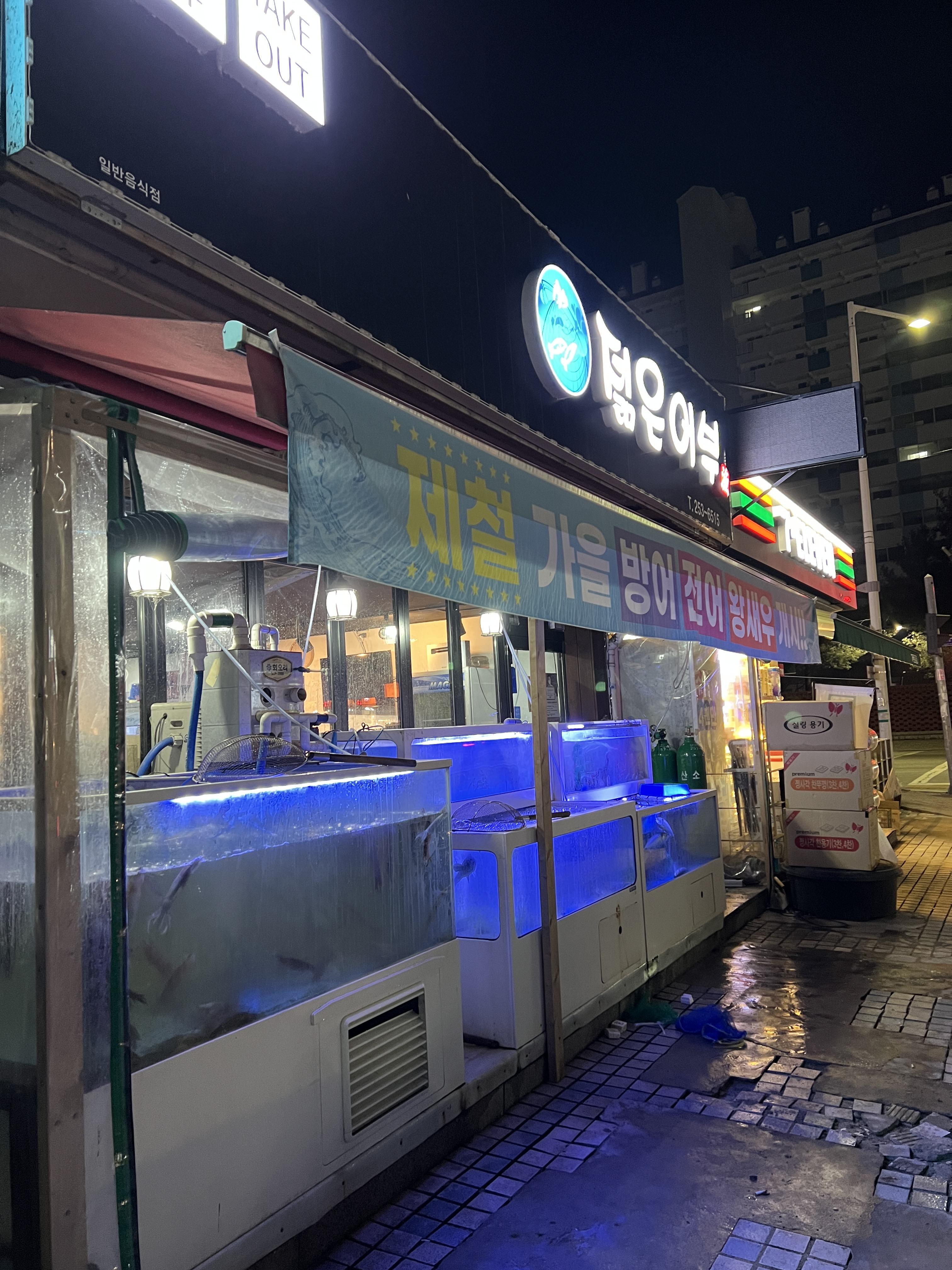  춘천 젊은어부 횟집 모둠회, 해산물 모둠 세트 방문 포장 후기 [세스코멤버스 가맹점]