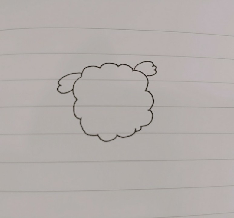 강아지 캐릭터! 그림 그리기 :-) 따라하기 쉬운 복슬복슬 귀여워 9