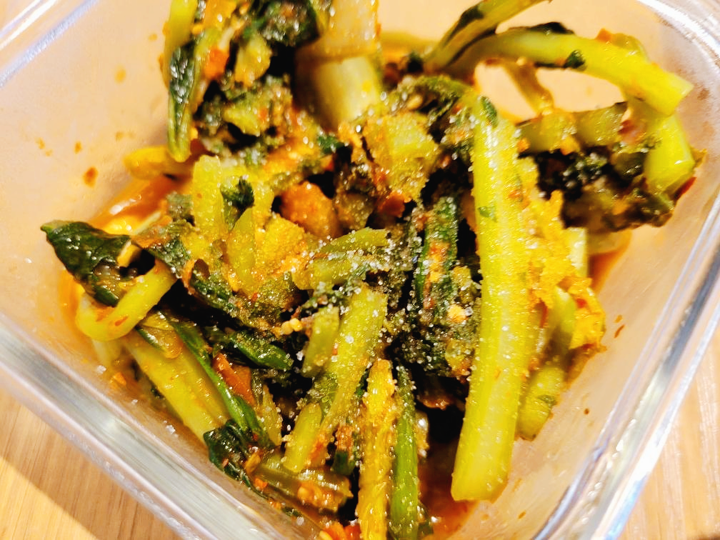 열무김치와 설탕