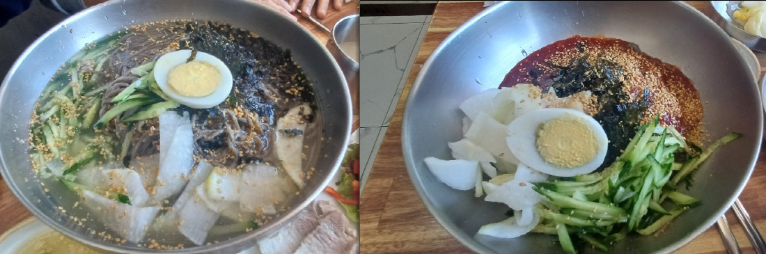 비빔,물막국수