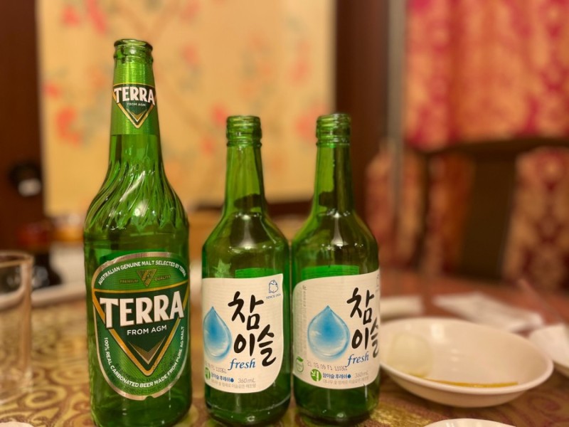 소주 각 1병