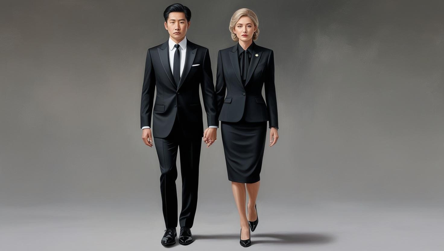 기독교 장례식 복장 남자 여자