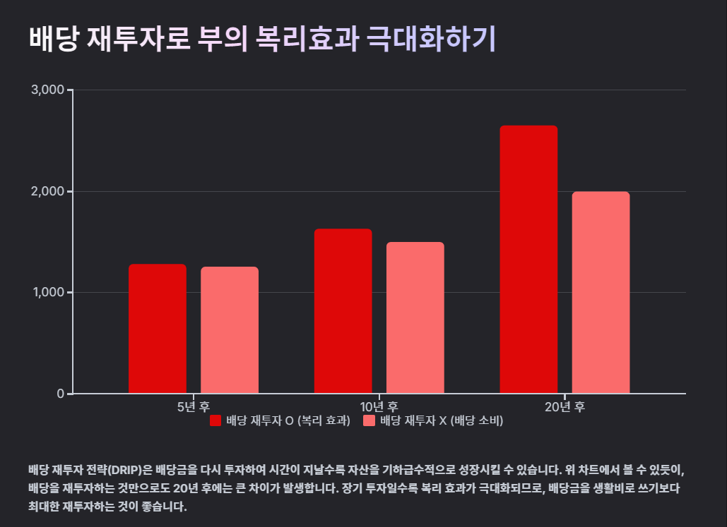 배당 재투자로 부의 복리효과 극대화하는 법