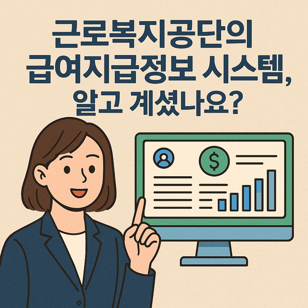 근로복지공단의 급여지급정보 시스템, 알고계셨나요?