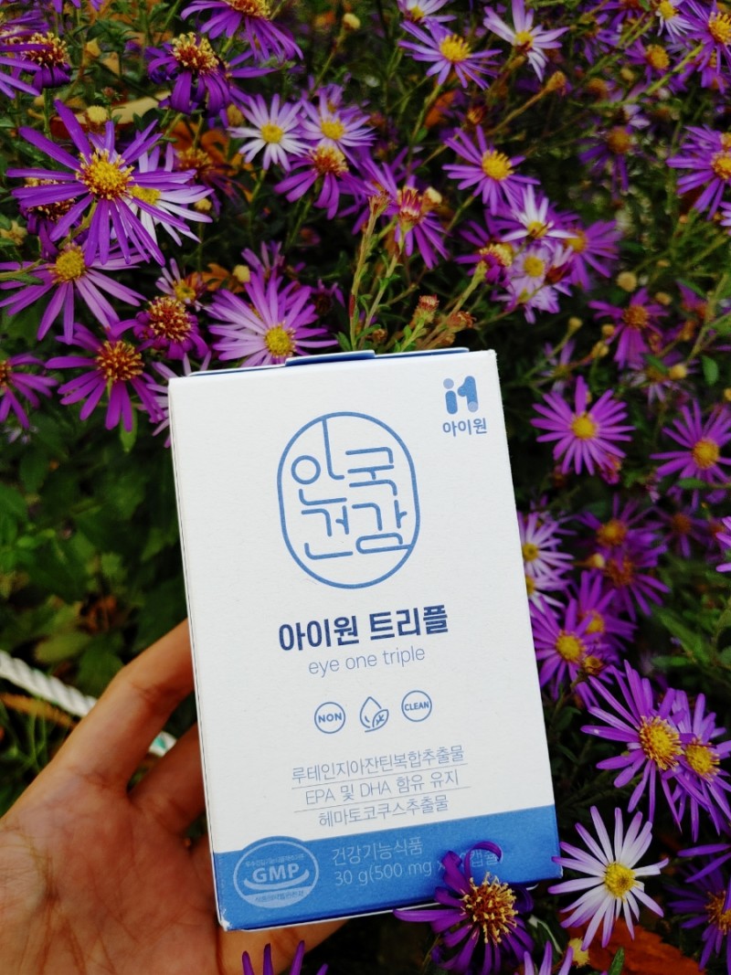  오메가3 안국건강 아이원 트리플 로 눈의피로  건조  침침함 3가지 눈케어 해보세요