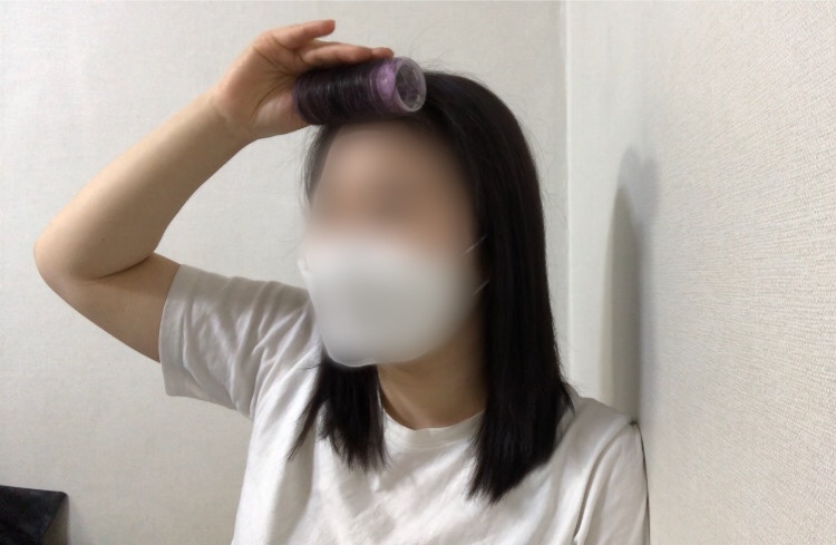 앞머리 스타일링 앞머리 롤 하나로 4