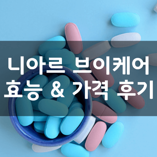 니아르-브이케어-플러스-차이점-성분-효능-부작용-복용법-가격-약국-파는곳-내돈내산-후기-총정리