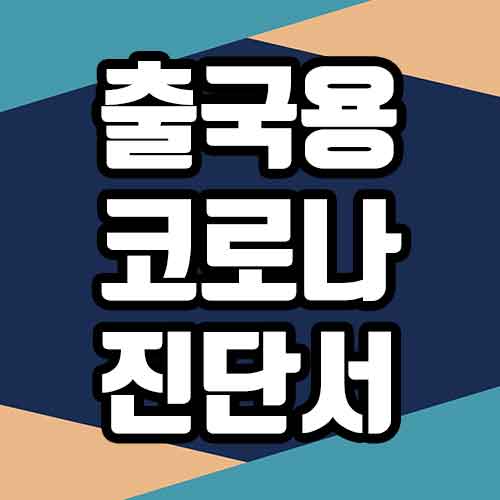  출국용 코로나 음성 확인서 인터넷 발급 방법
