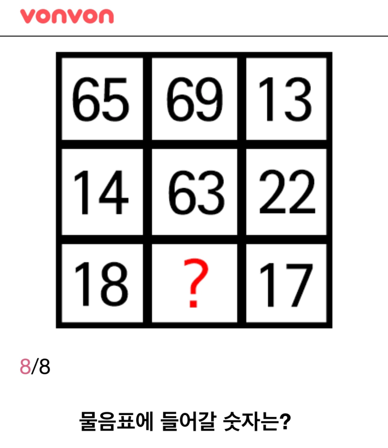 vonvon 무료아이큐테스트