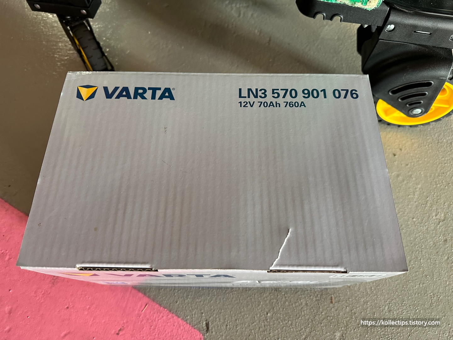 바르타 VARTA AGM LN3 배터리 박스