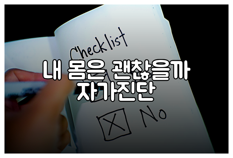 내 몸은 괜찮을까 자가진단