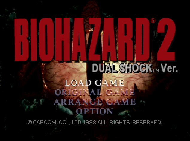  캡콤 / 서바이벌 호러 - 바이오하자드 2 듀얼쇼크 Ver. バイオハザード2 デュアルショックバージョン - BioHazard 2 Dual Shock Ver. (PS1 - iso 다운로드)