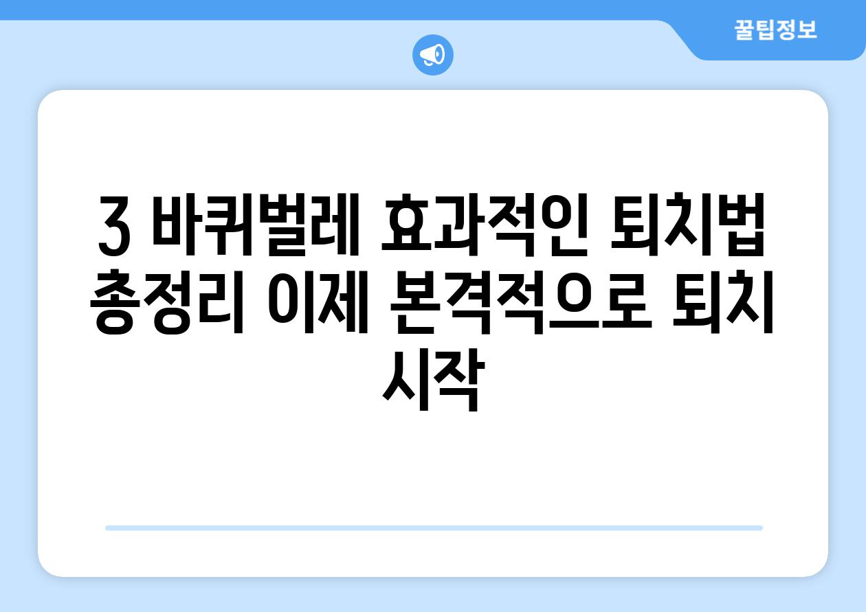 3. 바퀴벌레 효과적인 퇴치법 총정리: 이제 본격적으로 퇴치 시작!