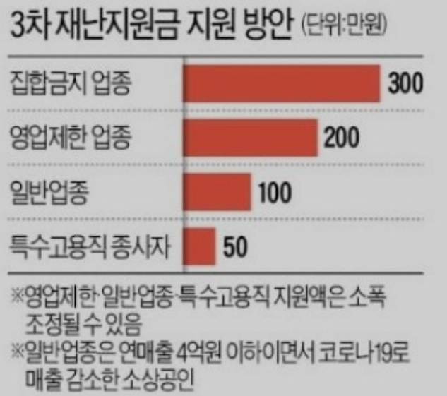  3차  재난지원금