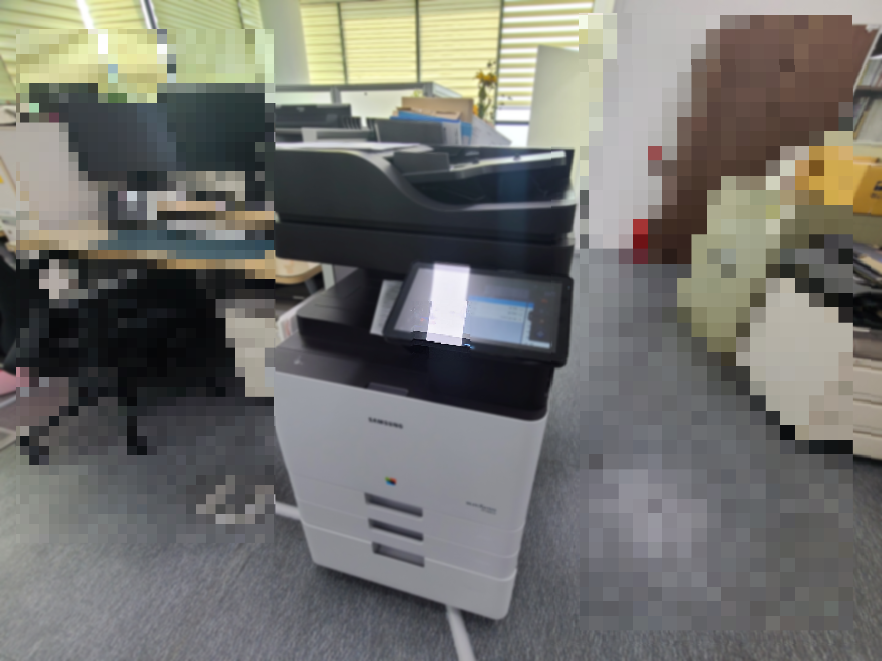  부천 복합기렌탈 삼성 SL-X7400LX 컬러레이저복합기 수리후기