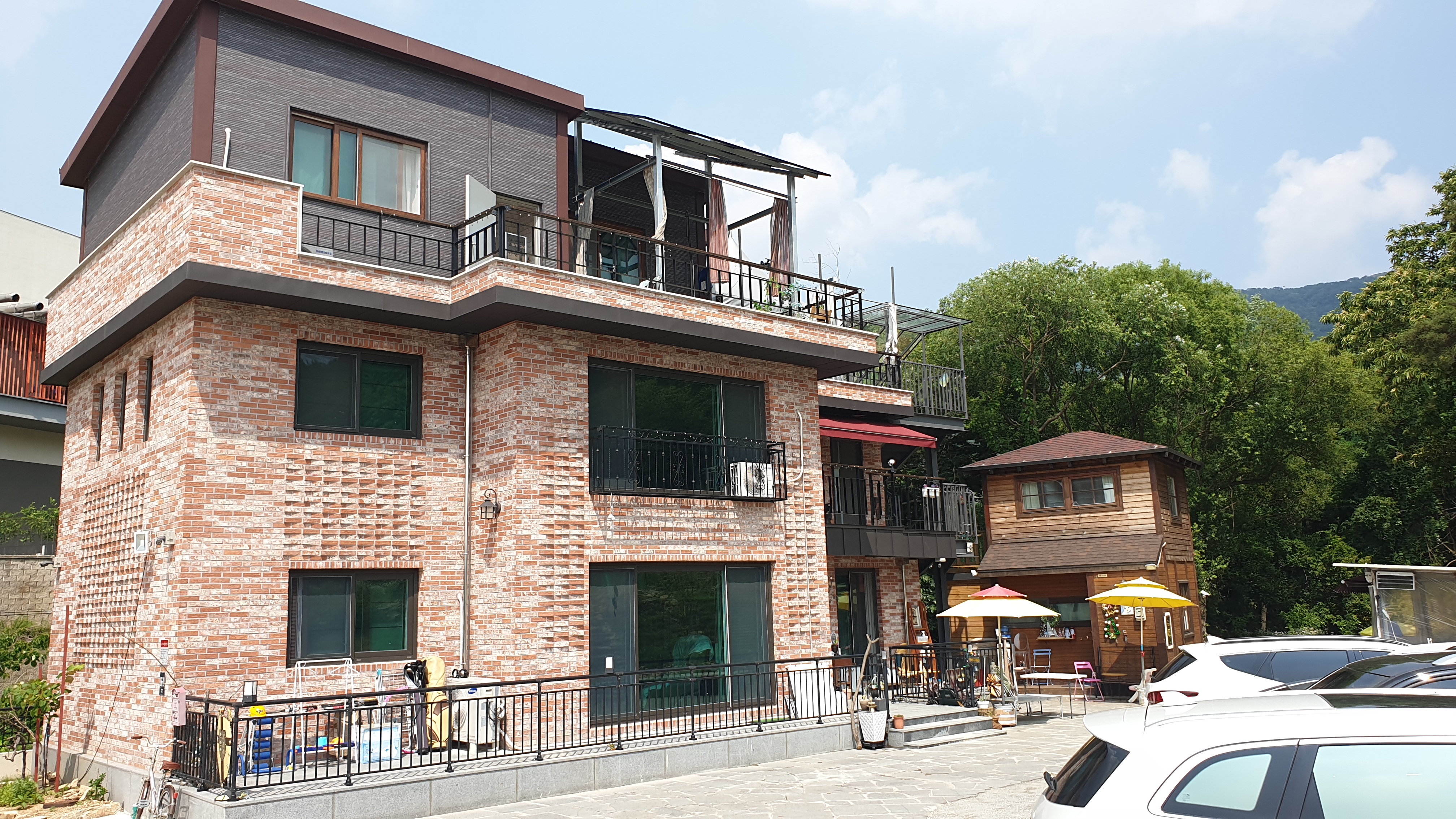  용인 펜션 추천 휴양림하우스펜션 바베큐 파티