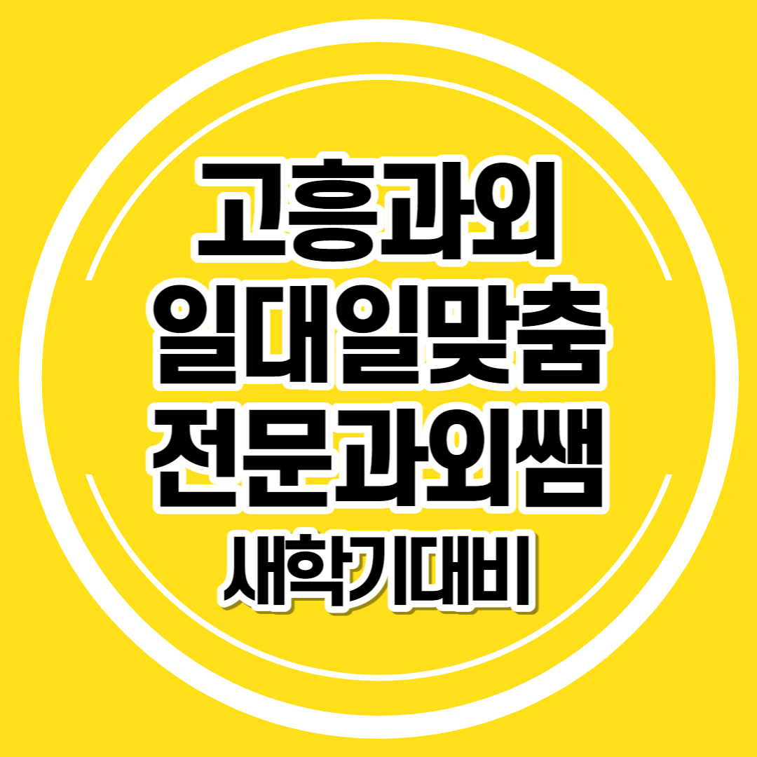  고흥 초등학생 영어과외 일대일 중등 수학 국어 고등 맞춤과외 전문 새학기대비