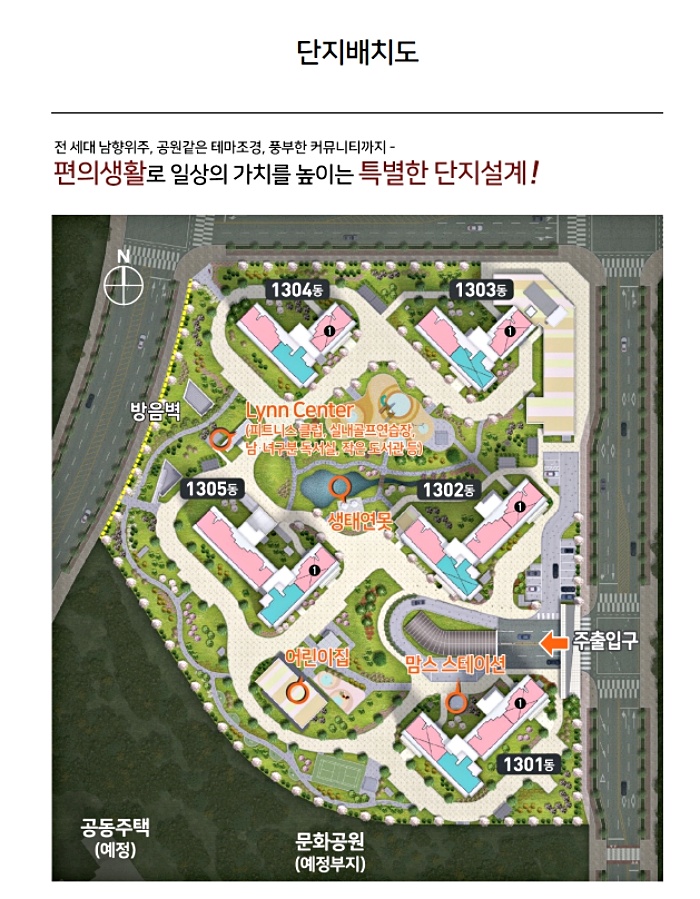 단지배치도