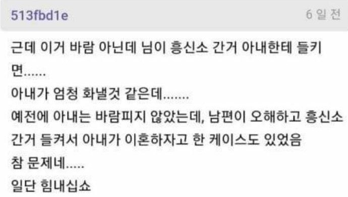 와이프가 바람피는 것 같다…. 21