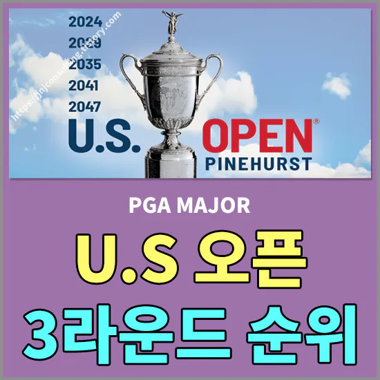 US오픈 3라운드 순위