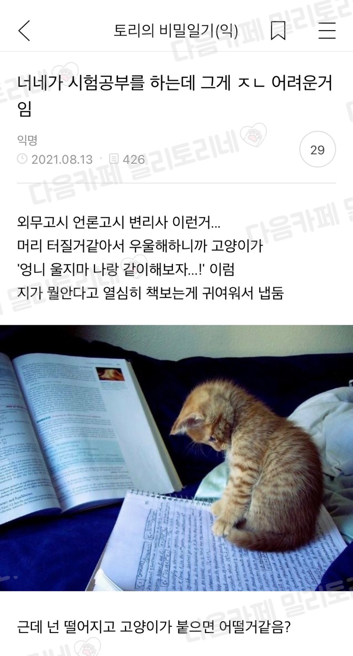 만약에 너네가 시험공부를 하는데 그게 ㅈㄴ 어려운거임.jpg