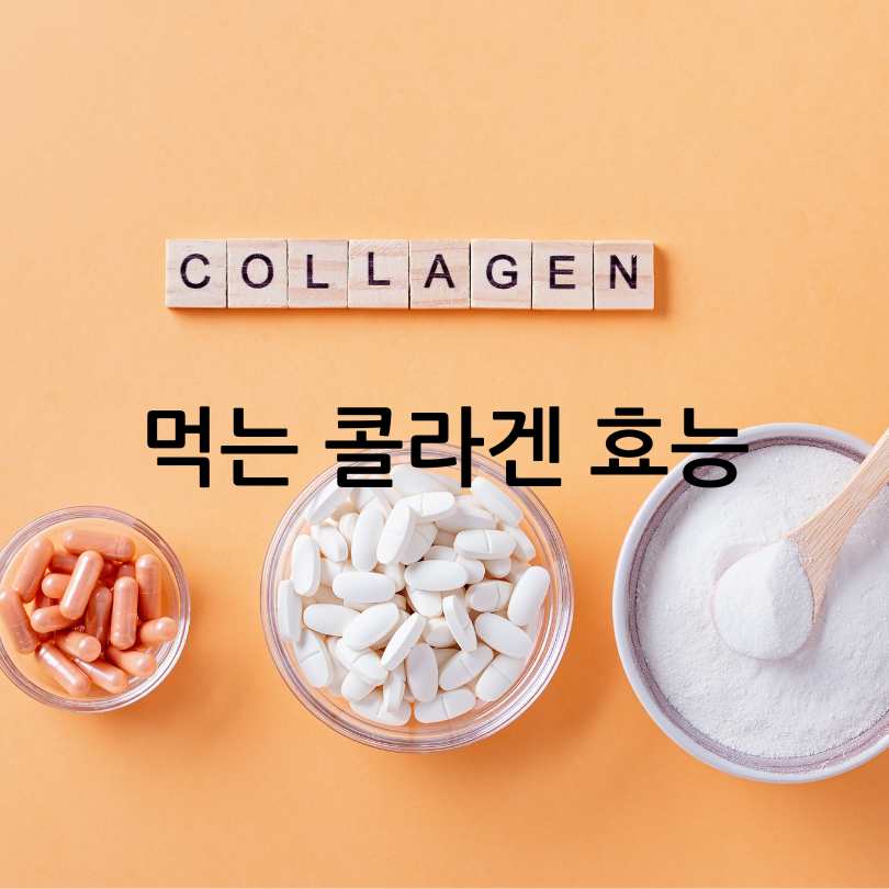 먹는 콜라겐 효능