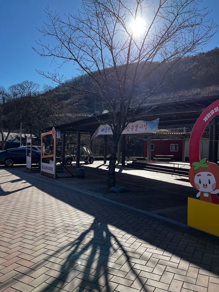청도 와인터널 주차장