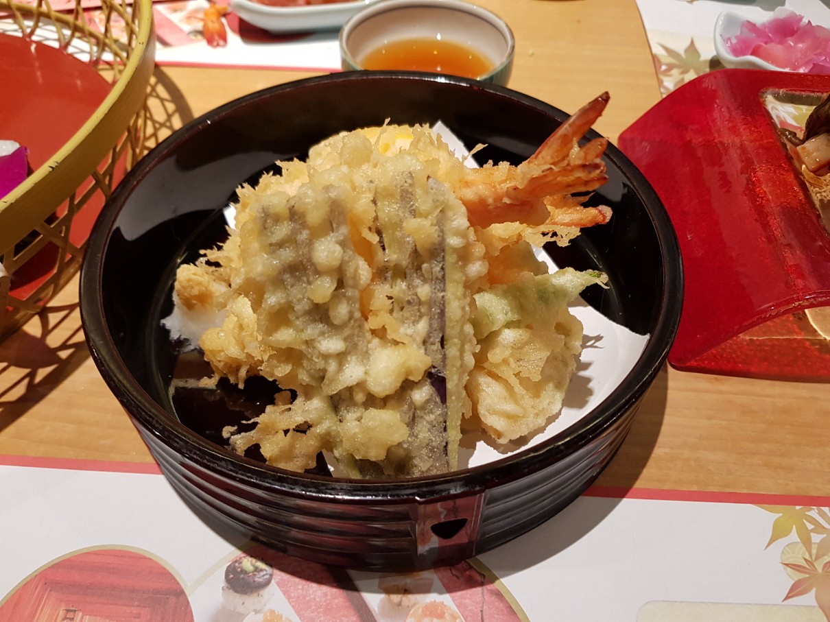 호치민 1군 VINCOM CENTER(빈컴 백화점) 일식집 KYO HANNARI - Tempura Moriawase