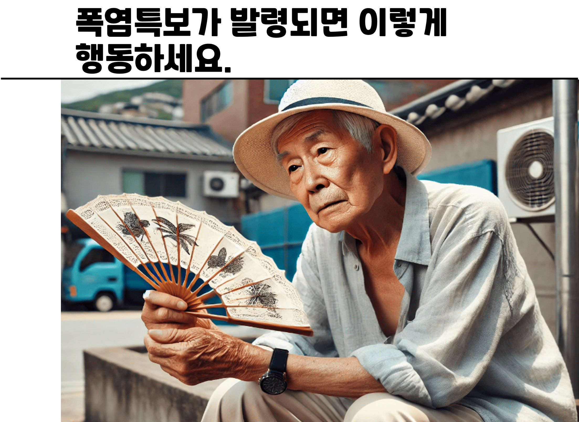 폭염특보 기준