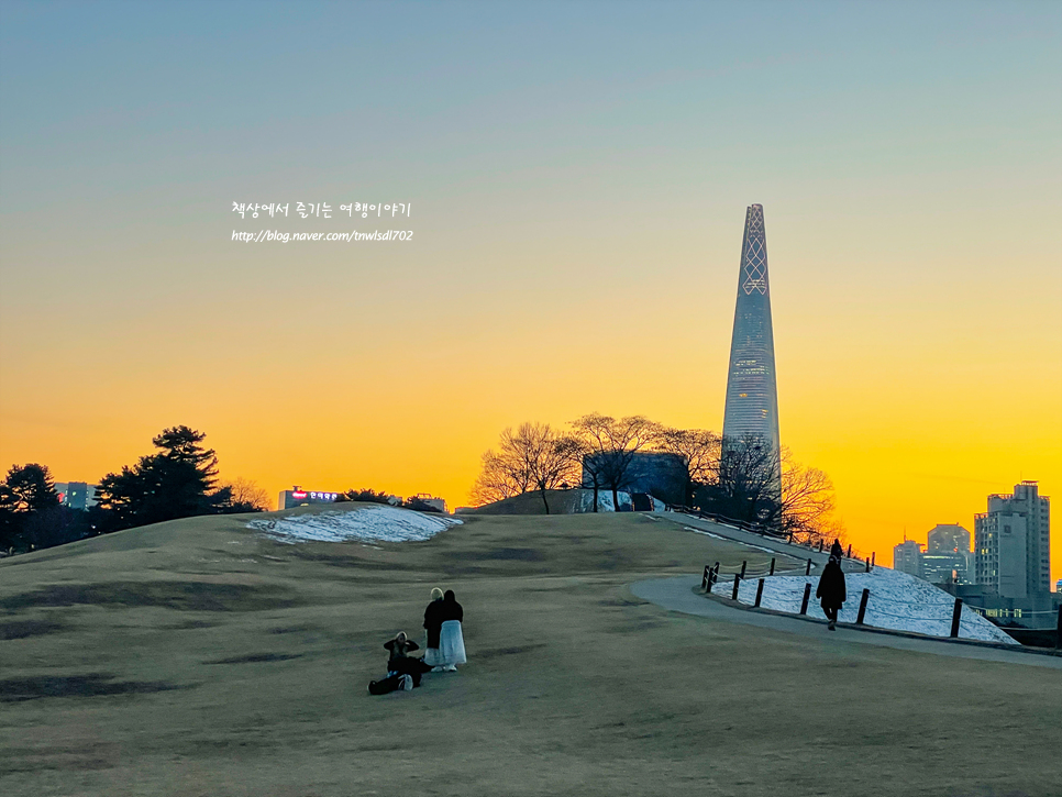 올림픽공원 나홀로나무 사진찍기 좋은곳 서울 가볼만한곳 겨울 15