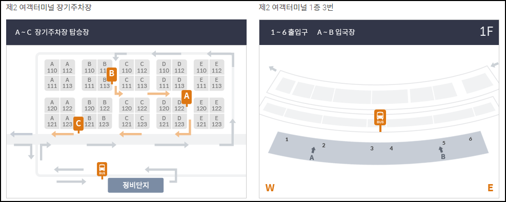 제2여객터미널 셔틀버스 정차장