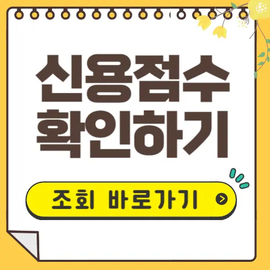 신용점수 조회