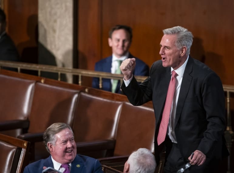  이런! 과반수 확보 '공화당', 케빈 매카시 미 하원의장 선정 부결...역사상 처음 VIDEO: McCarthy Blocked in Historic Ninth Vote for US House Speaker