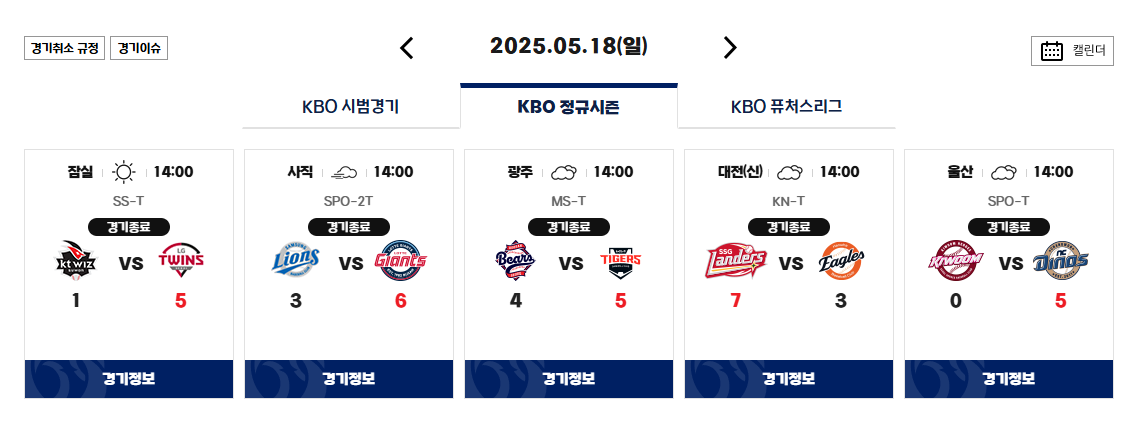 20250518프로야구