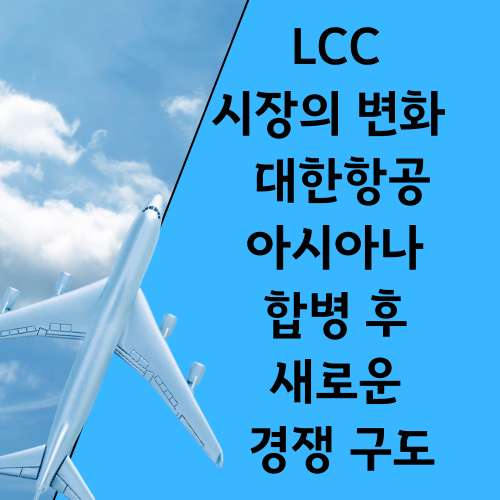 LCC 시장의 변화 - 대한항공·아시아나 합병 후 새로운 경쟁 구도