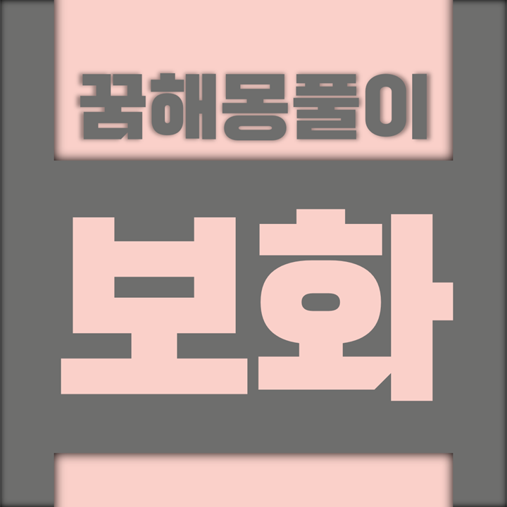  [꿈해몽풀이] 보화 꿈해몽 모음