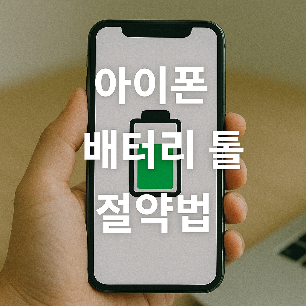 아이폰 배터리 오래 쓰는 법 2025-설정, 충전 습관, 저전력 모드까지 완벽 가이드
