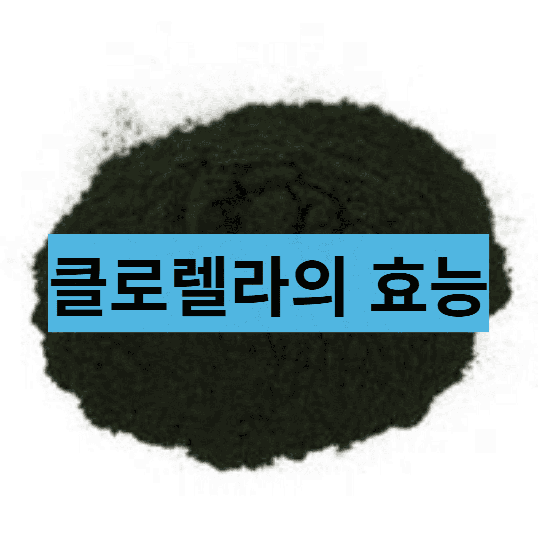  환경호르몬 흡수를 막아주는 클로렐라 보충제의 여러가지 효능들