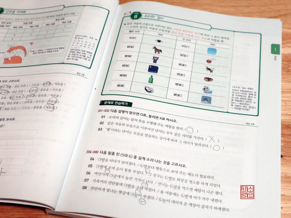 연습 숨마주니어 중학교어 문제집중 중학교어 문법 2