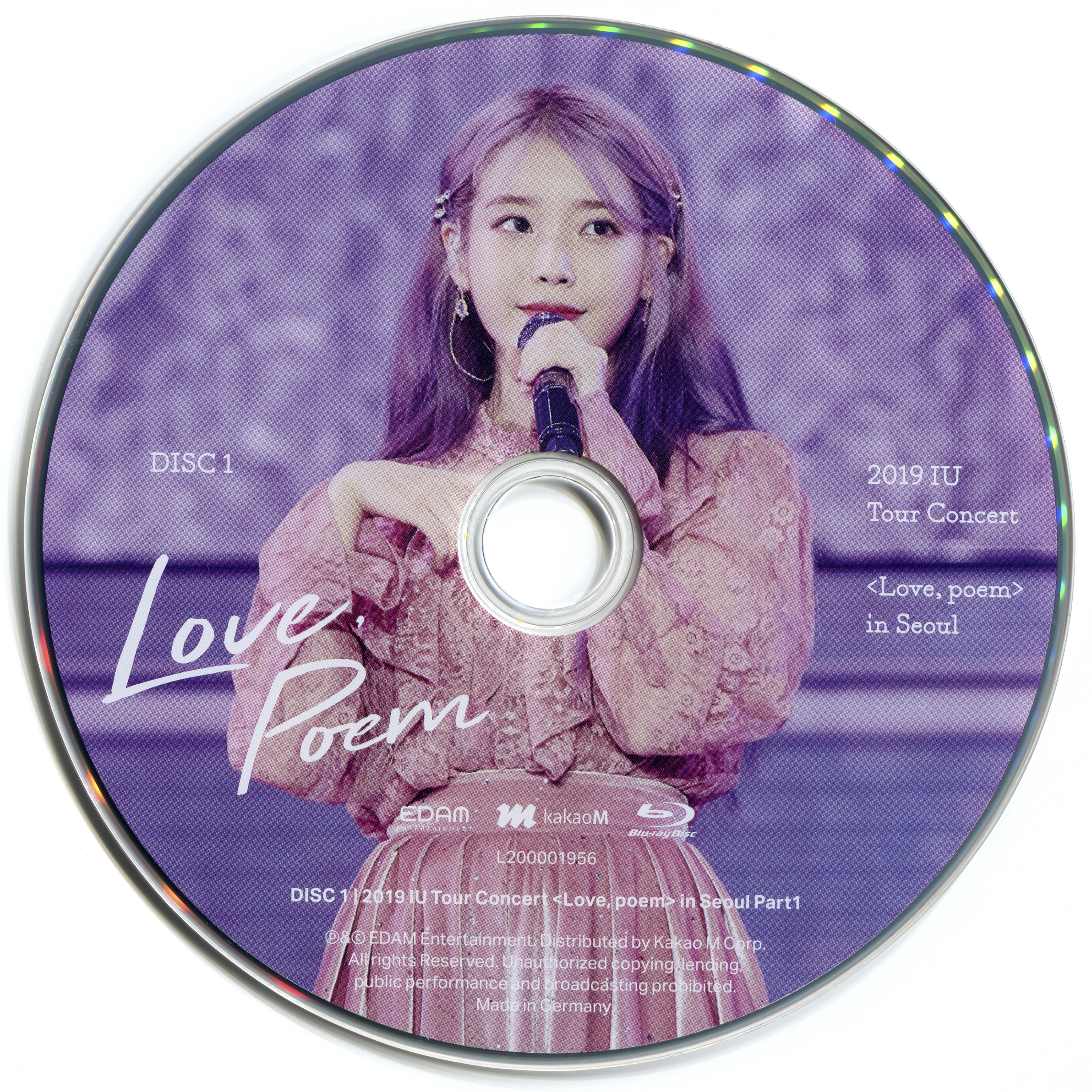 期間限定価格！ IU 2019 Concert Love M Poem - Concert 2019 BluRay 