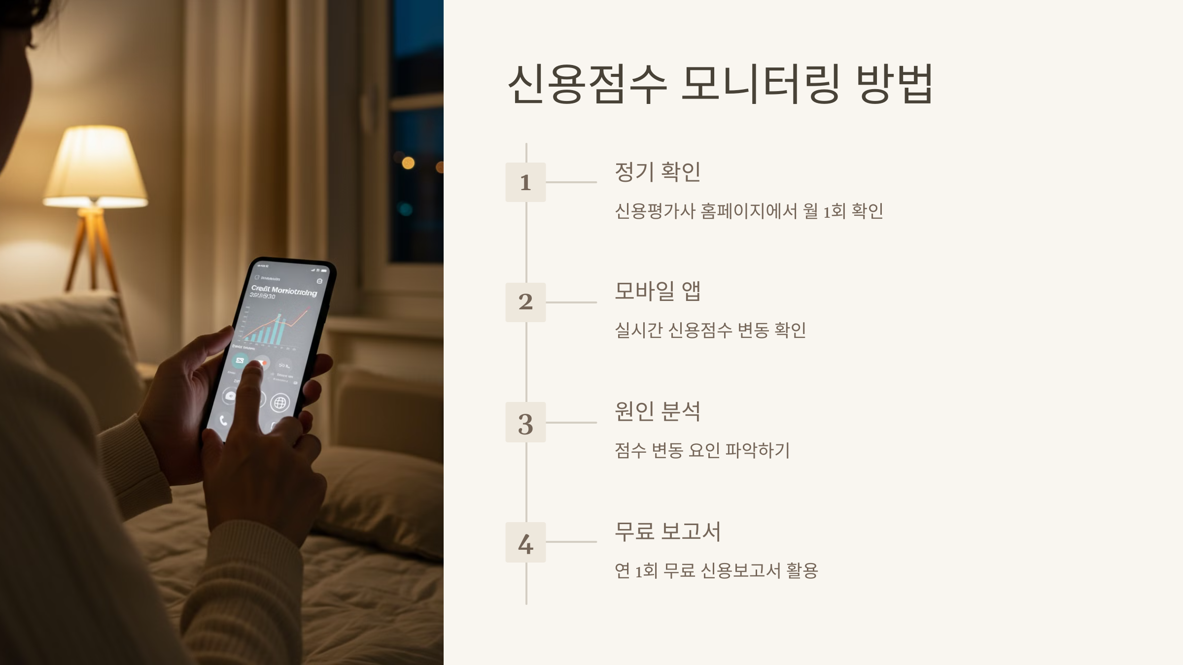 신용점수 모니터링 방법