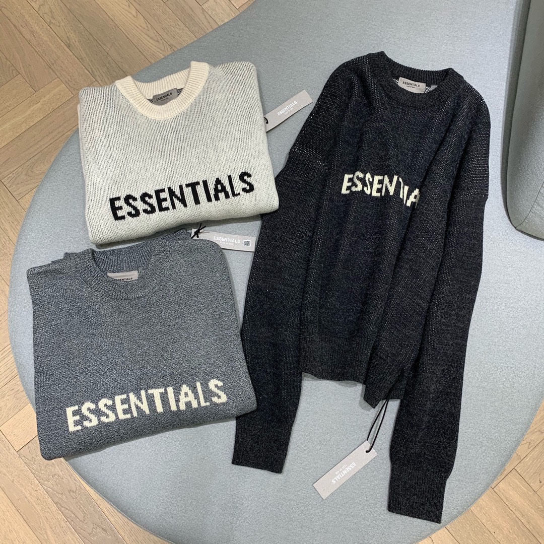  [FEAR OF GOD] 피어오브갓 에센셜 로고 니트 스웨터 (3 COLOR)