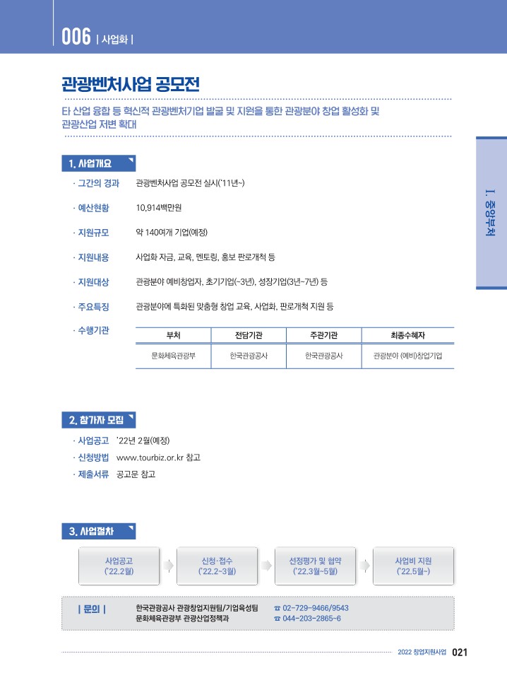  K-Startup[예비창업자] - 관광벤처사업 공모전